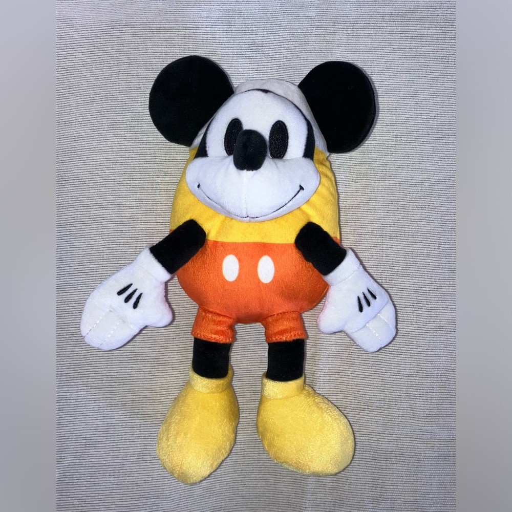 NWT Mickey Mouse Halloween Candy Corn Plush